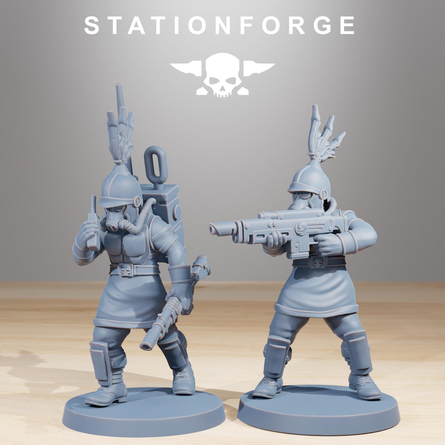Station Forge GrimGuard Aquilastra 3d printed proxie Wargames