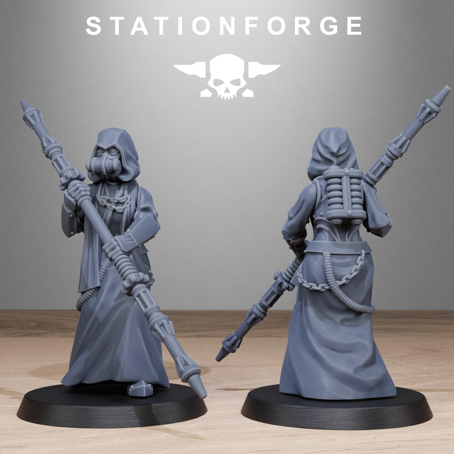 Station Forge Scavenger Sisters Priests Proxy minitures Tabletop RPG Wargaming