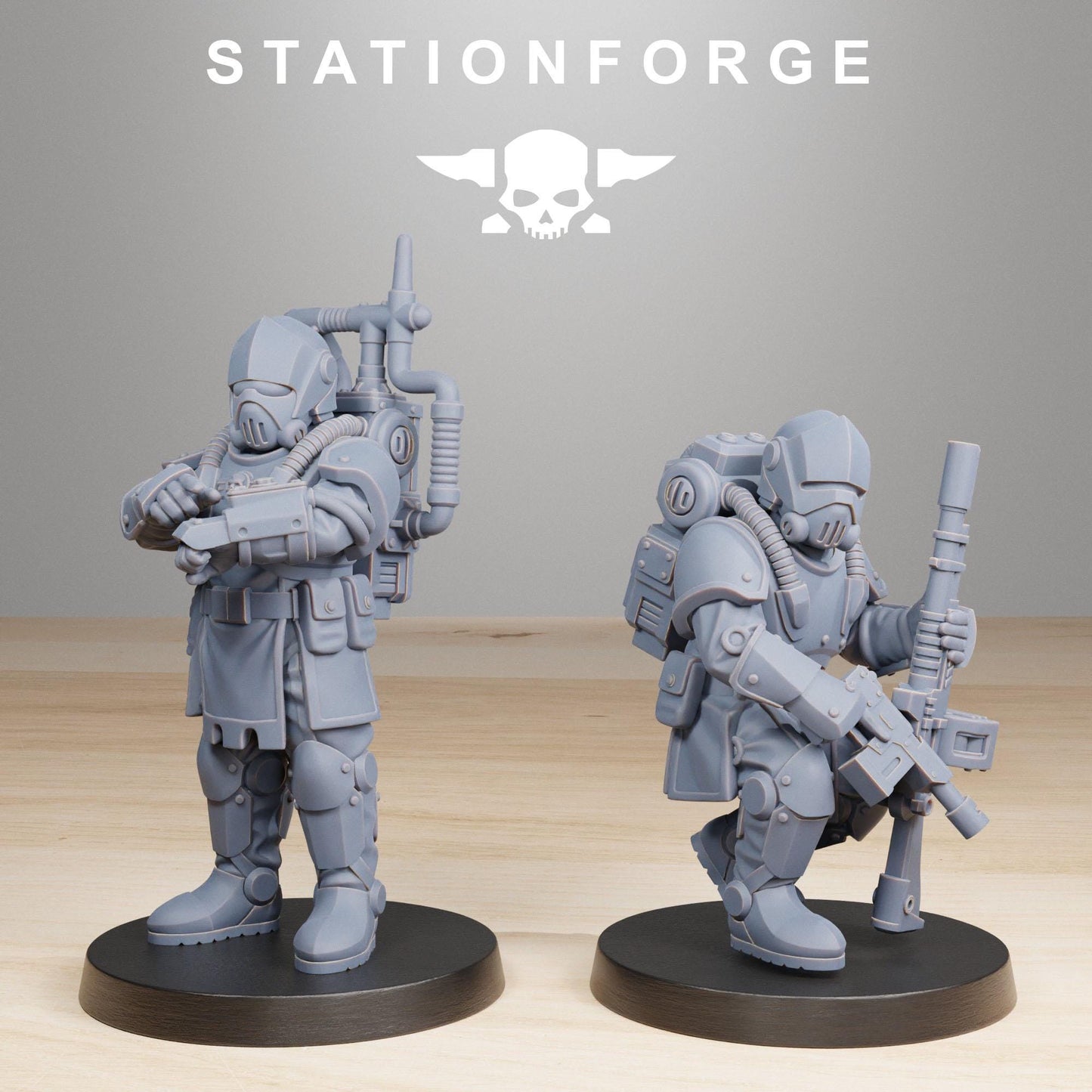 Station Forge RoyalGuard Infantry 2 3d printed proxie Wargames