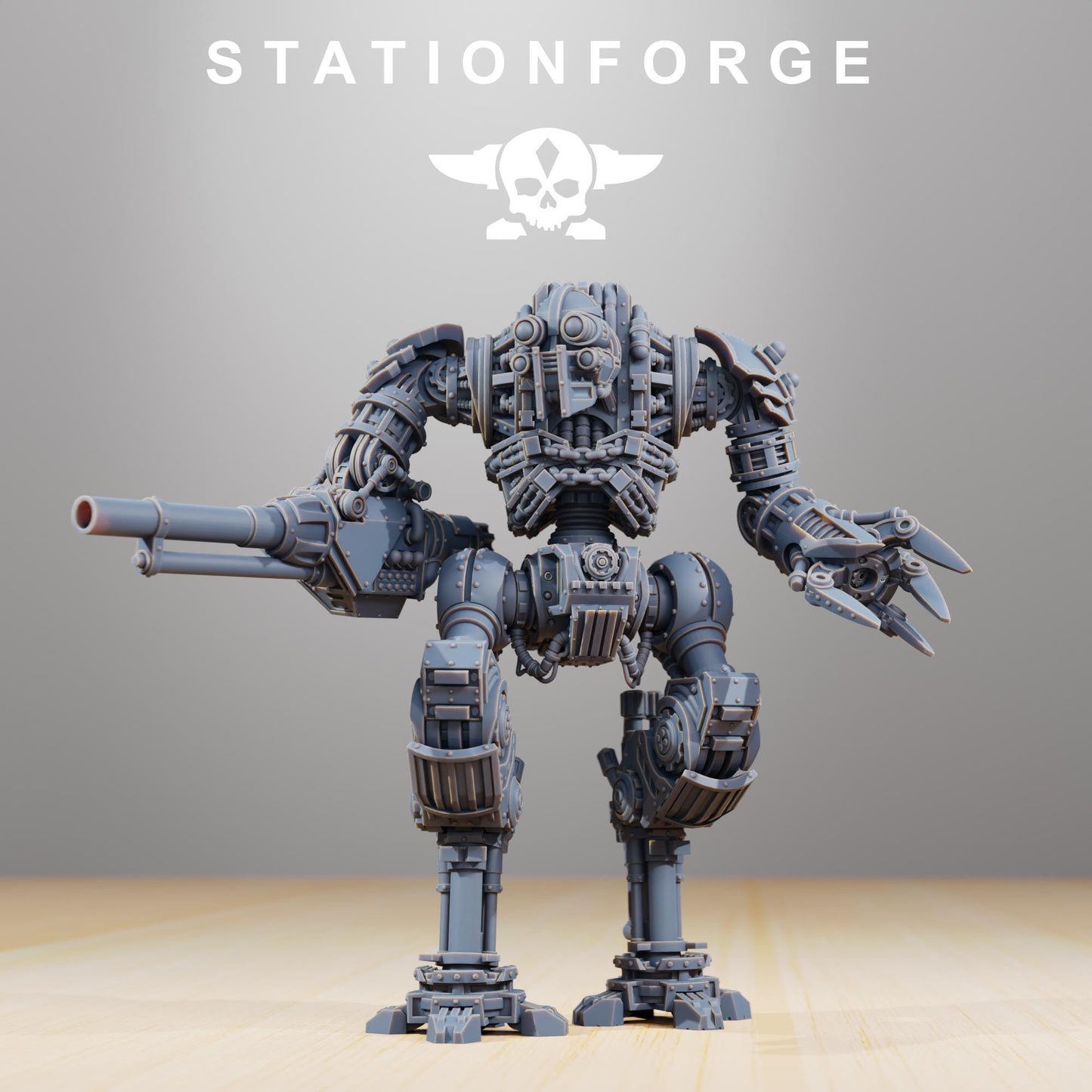 Station Forge  Scavenger Defender Mk1 big boy  printed in resin and sent in parts