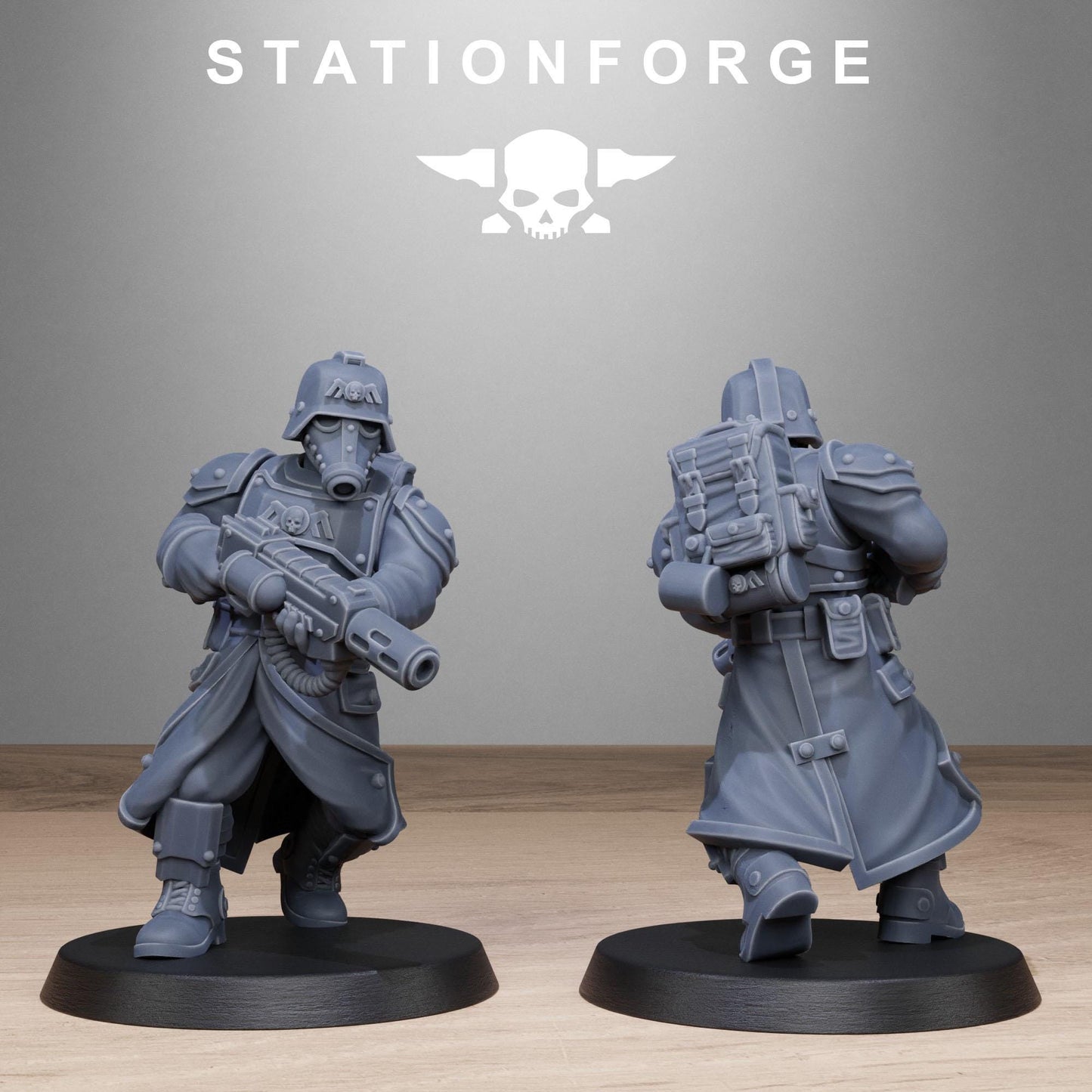 Station Forge GrimGuard Vigils 3d printed proxie Wargames