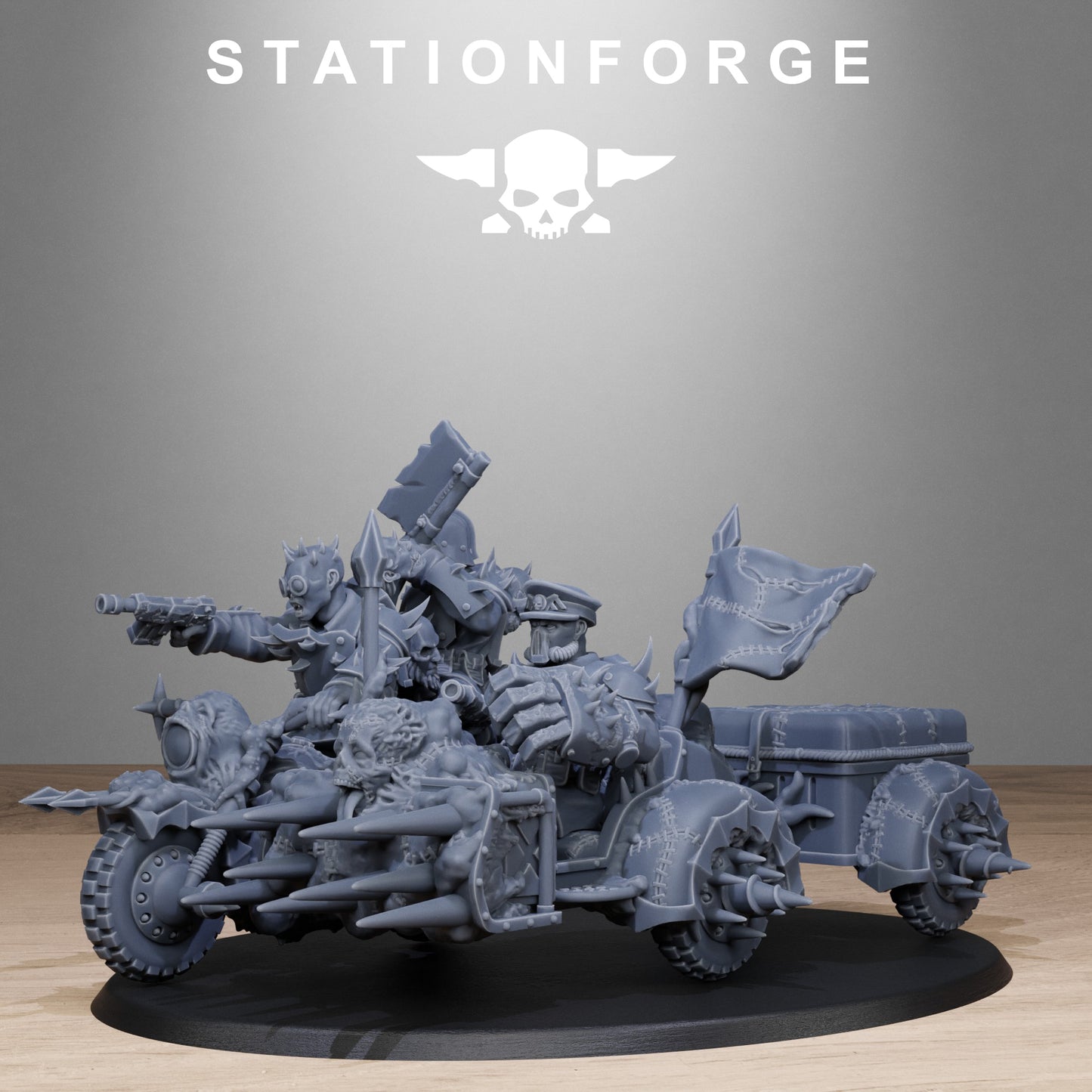 10 x Corrupted Guard Bikers Designed by Station Forge