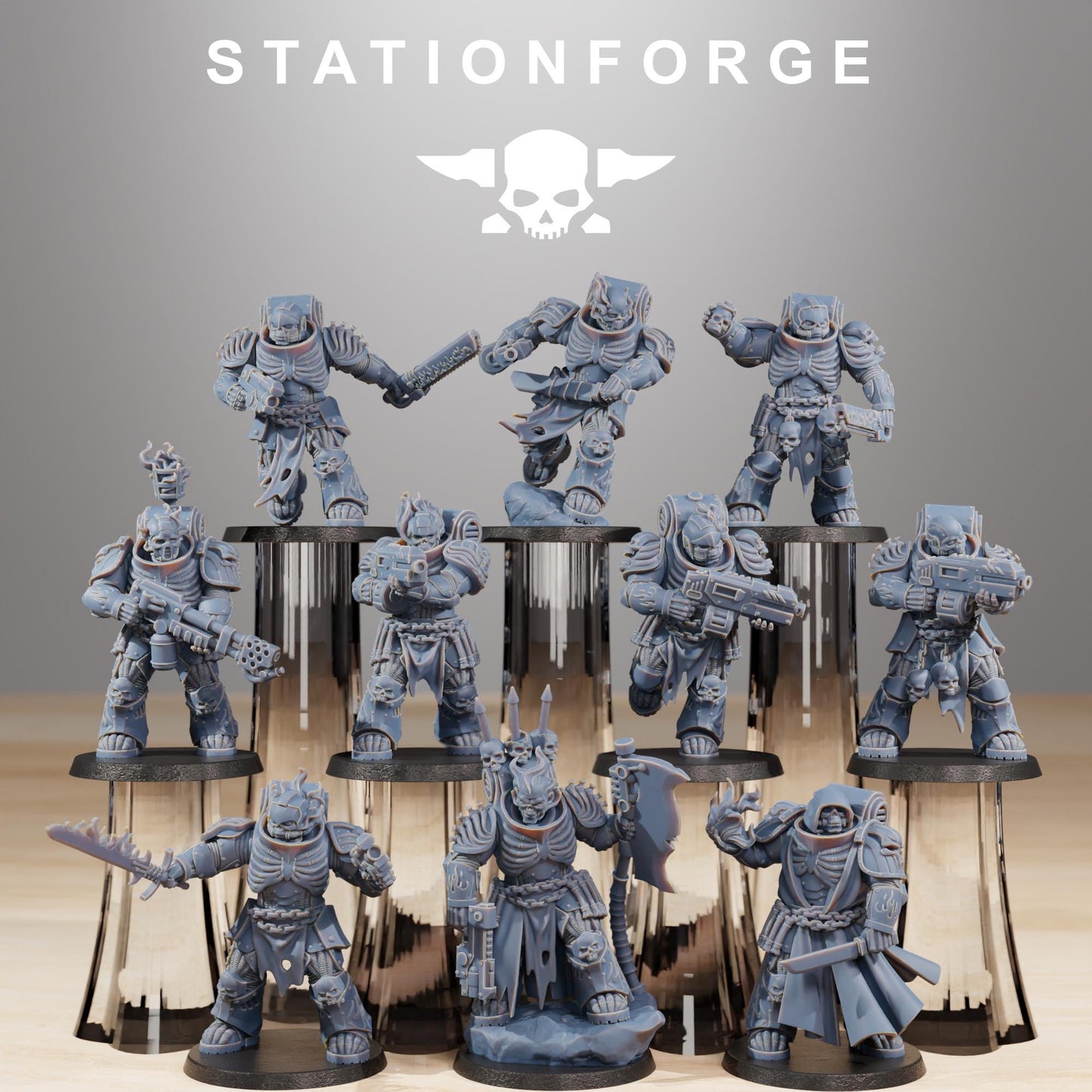 Station Forge Socratis Crusaders Team Proxy minitures Tabletop RPG Wargaming