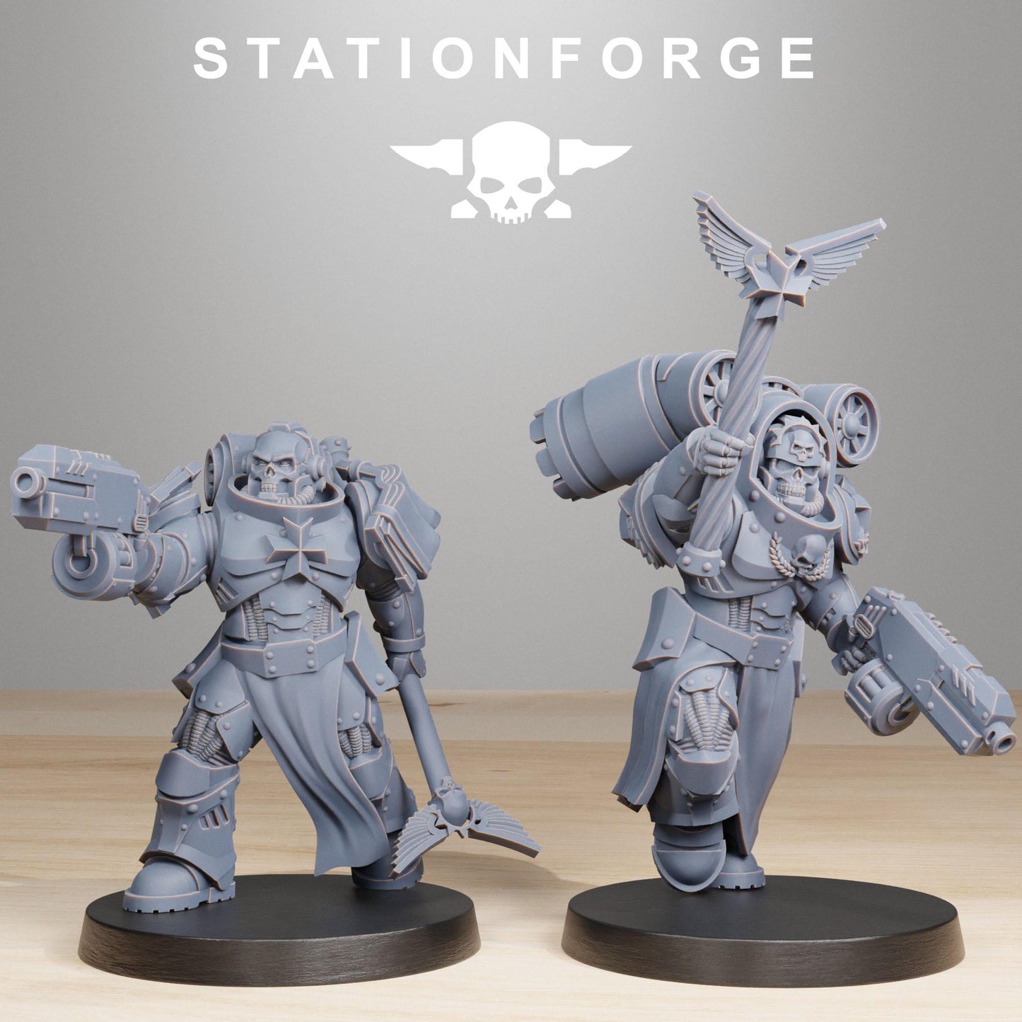 Station Forge Socratis Reverends unit 3d printed proxie Wargames / Marines