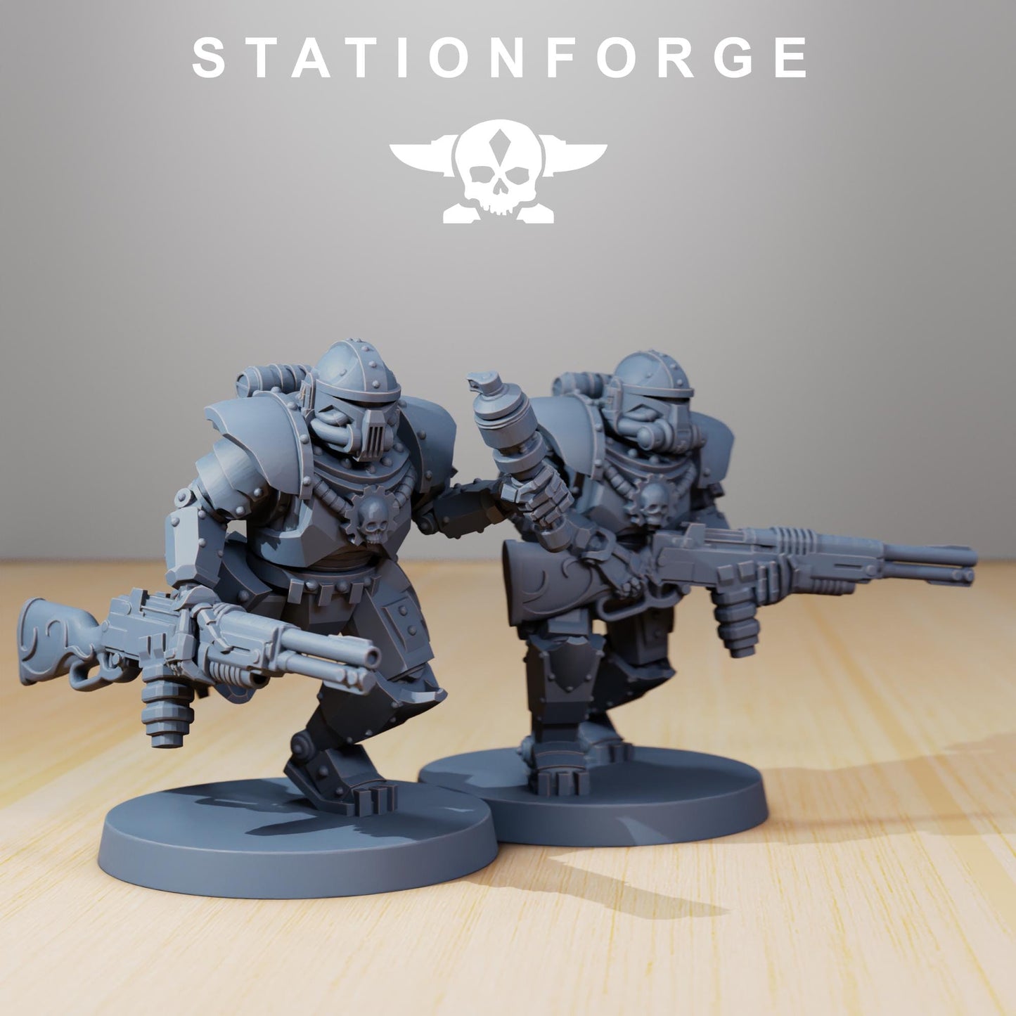 Station Forge Scavenger Frontliners Proxy minitures Tabletop RPG Wargaming