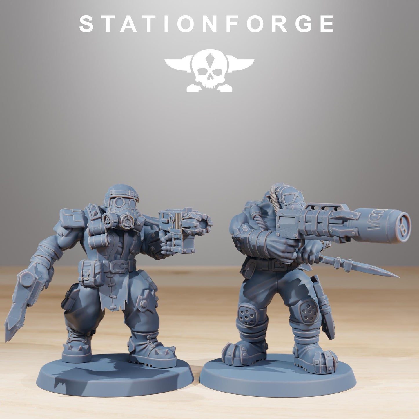 Station Forge Orkaz_Skillers_ 3d printed proxie Wargames