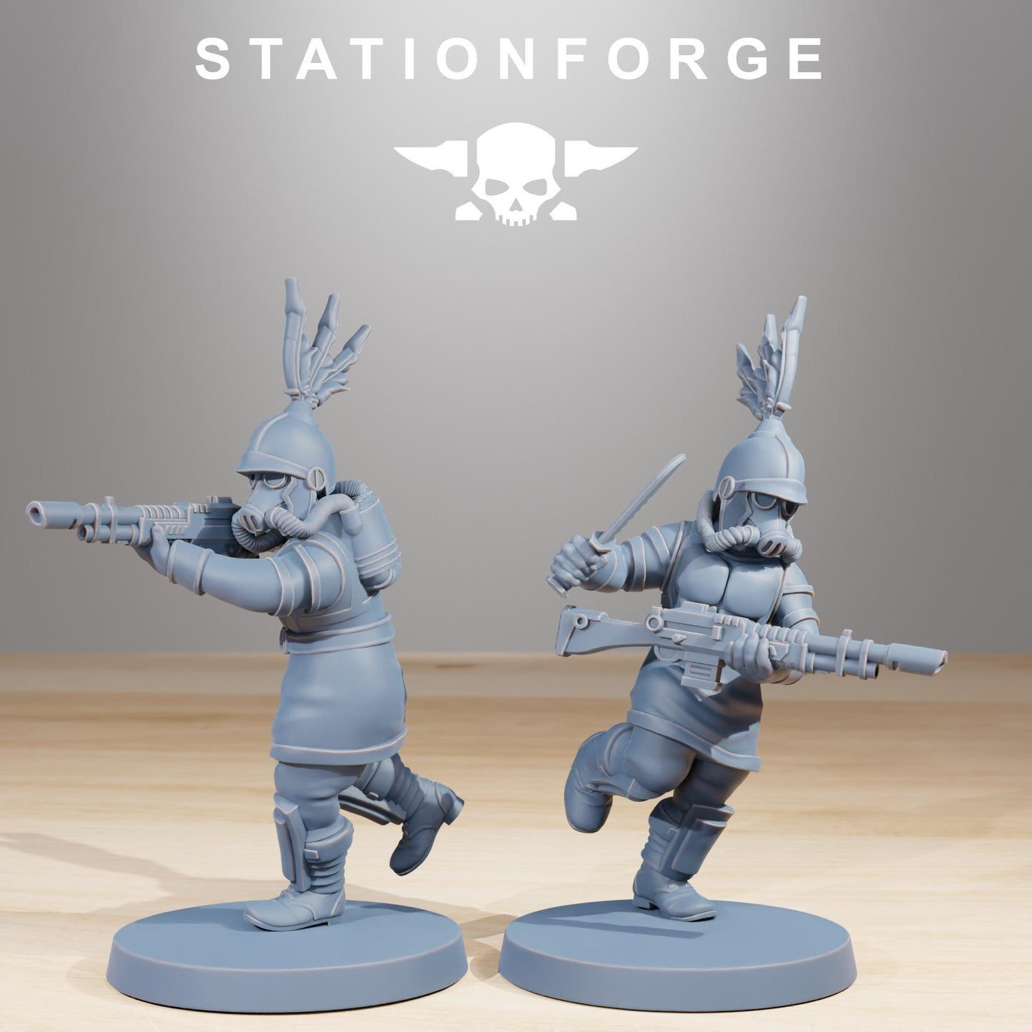 Station Forge GrimGuard Aquilastra 3d printed proxie Wargames