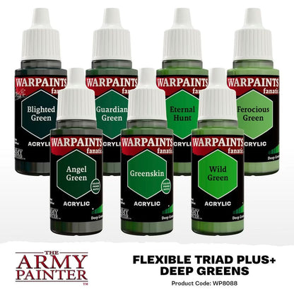Flexible Triad PLUS+: Deep Greens Paint Set