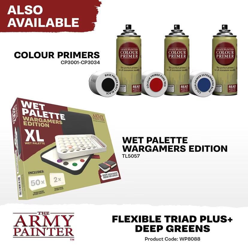 Flexible Triad PLUS+: Deep Greens Paint Set