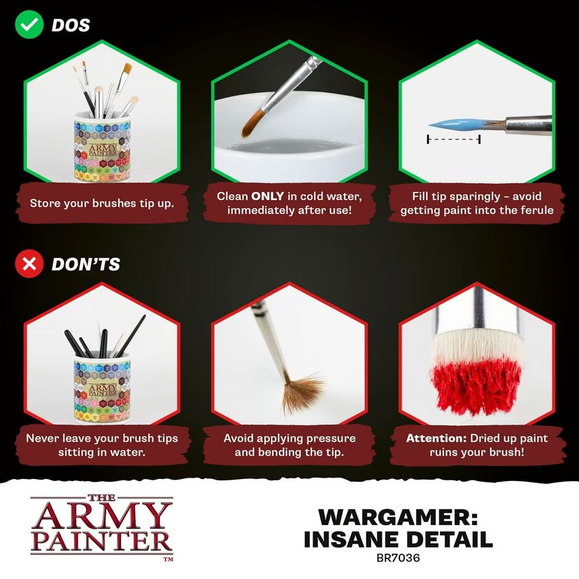 Army Painter Wargamer: Insane Detail Brush