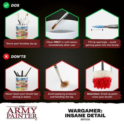 Army Painter Wargamer: Insane Detail Brush