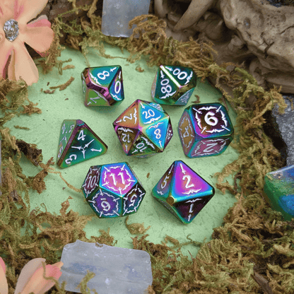 Wild Faelight | Metal Arcana Dice Set