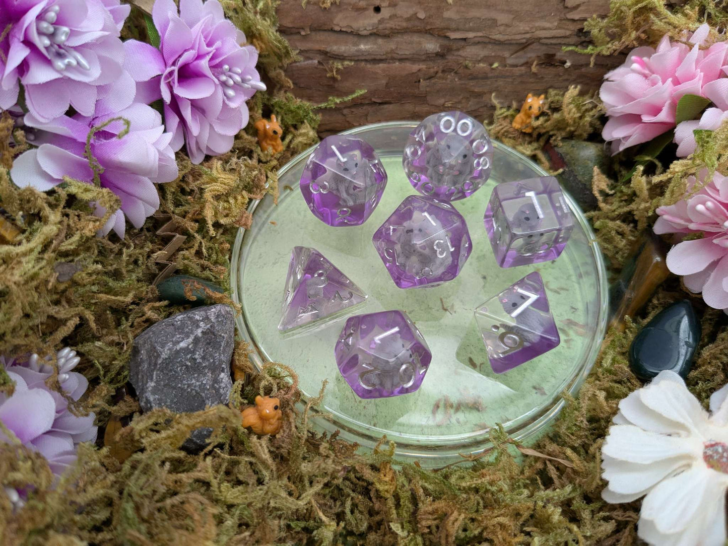 Grey Cat Inclusion Dice Set