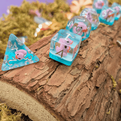 Purple Duck Inclusion Dice Set