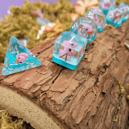 Purple Duck Inclusion Dice Set