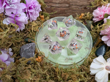 Owl Inclusion Dice Set