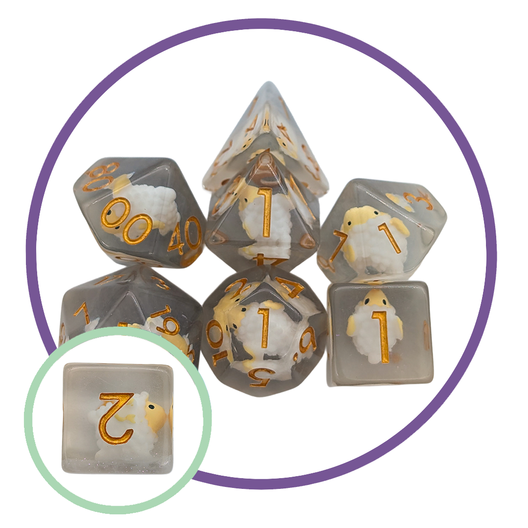 Sheep Inclusion Dice Set