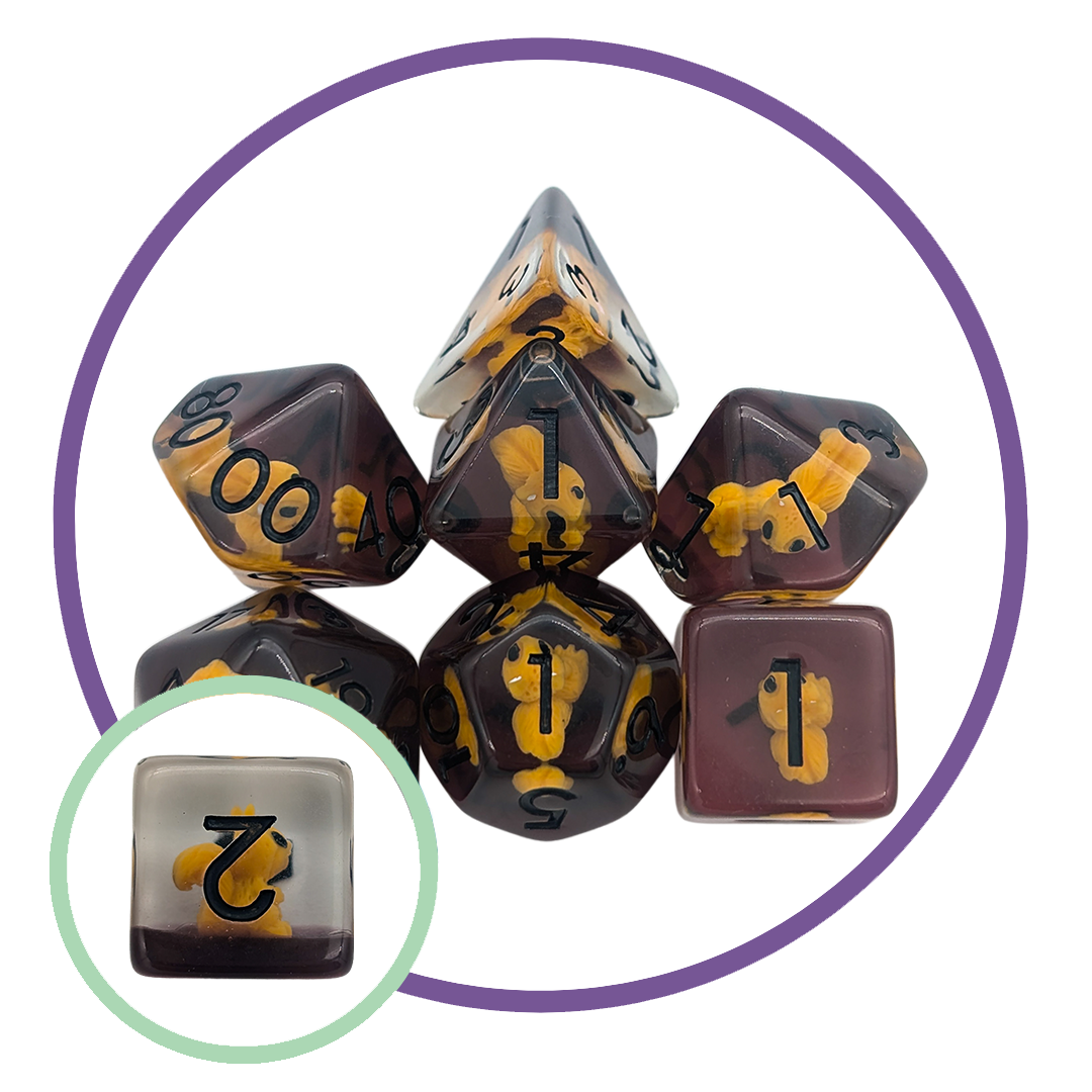 Squirrels Inclusion Dice Set