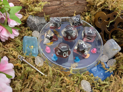 Swan Inclusion Dice Set