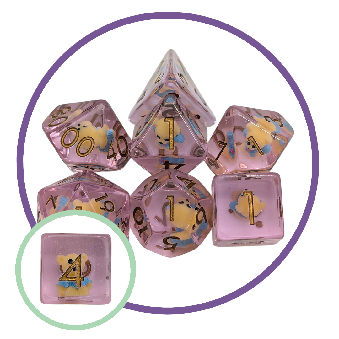 Teddy Bear Inclusion Dice Set