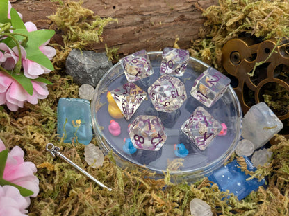 Seashells Inclusion Dice Set