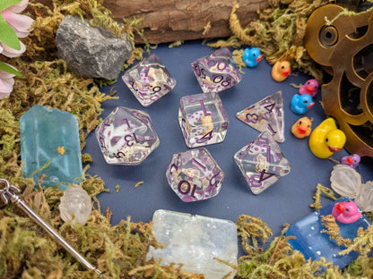 Seashells Inclusion Dice Set