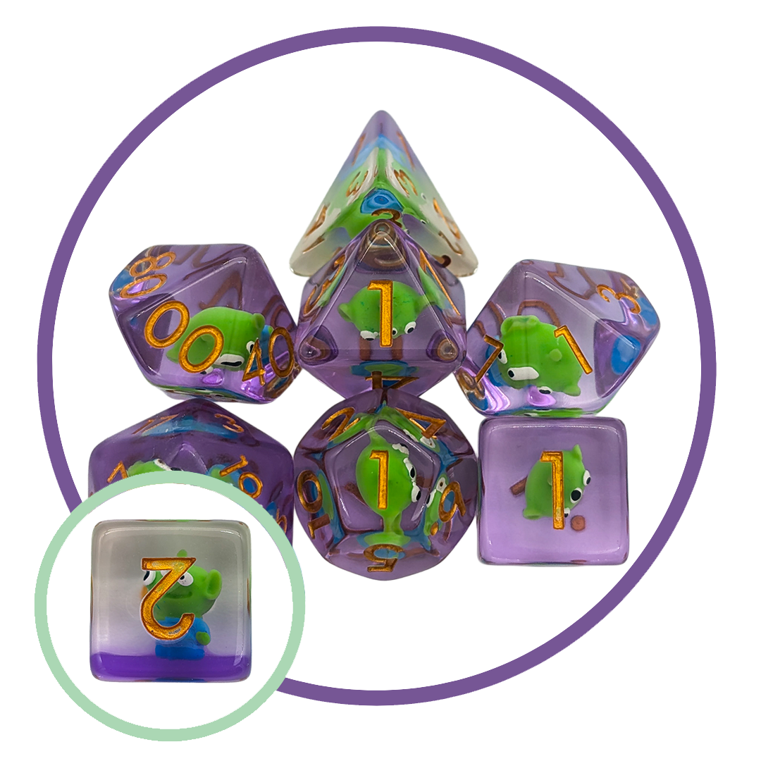 Aliens Inclusion Dice Set