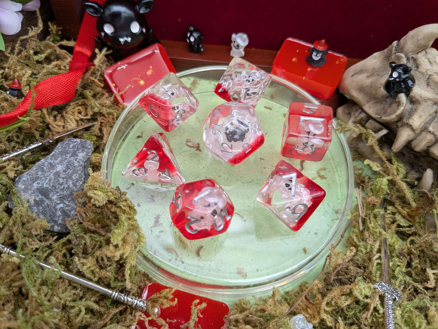 Ghost Halloween Dice Set