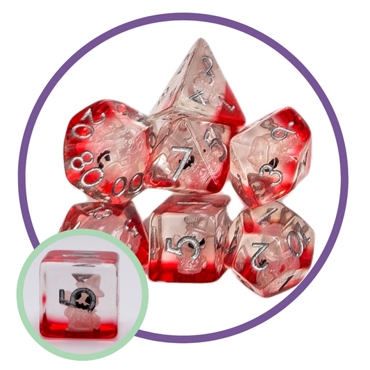 Ghost Halloween Dice Set
