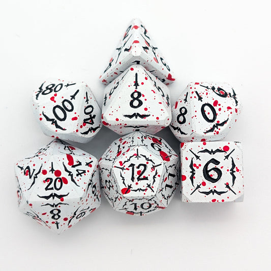 Scarlet Revenant | Metal Arcana Dice Set