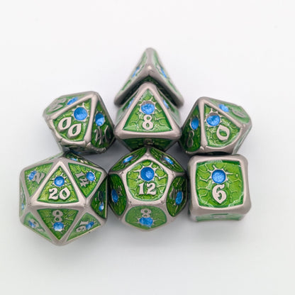 Royal Green Metal Core Dice Set