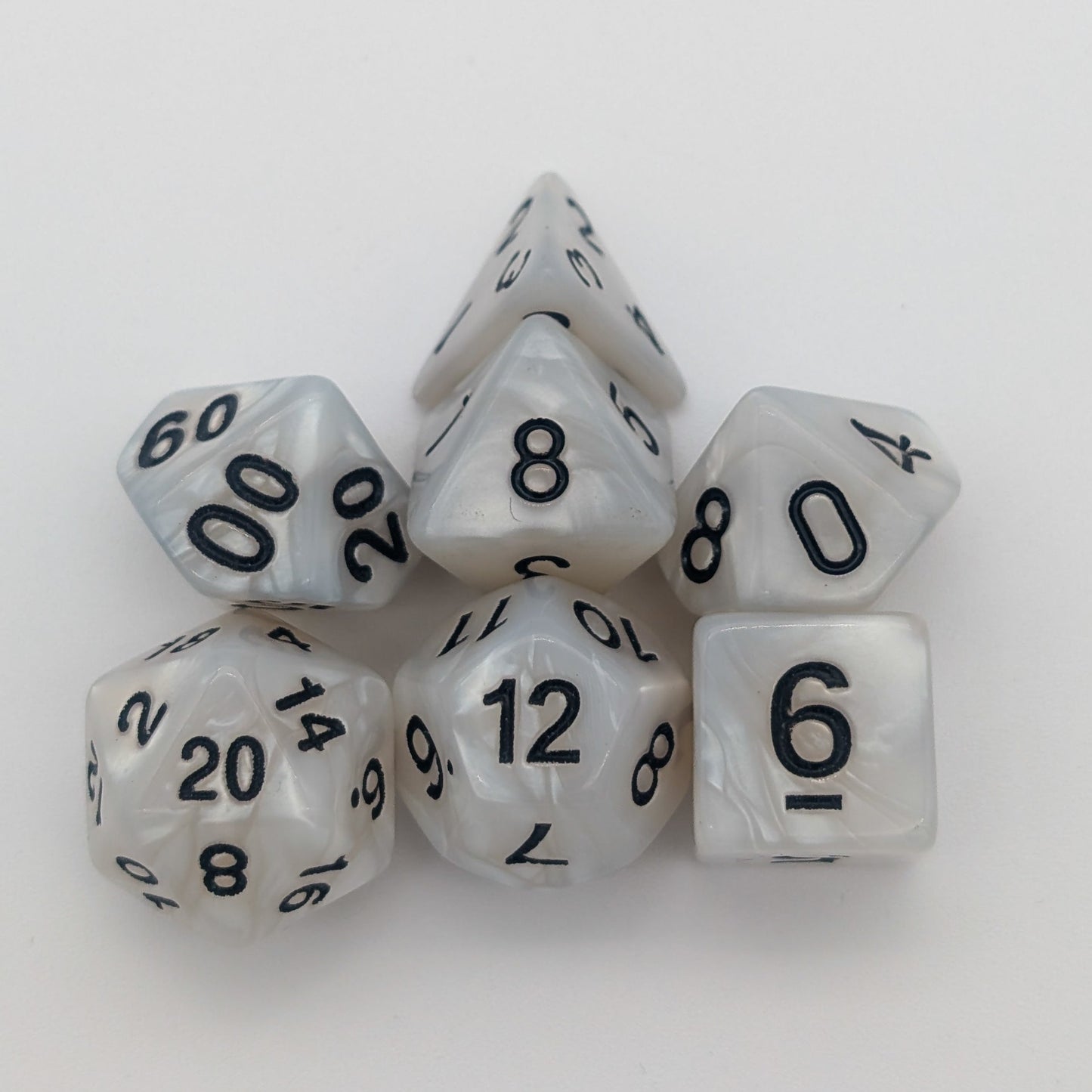 Pearl Opal Dice Set