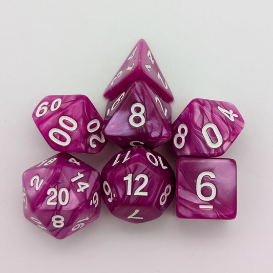 Pearl Pink Dice Set