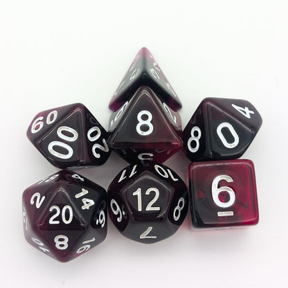 Purple Smoke Dice Set