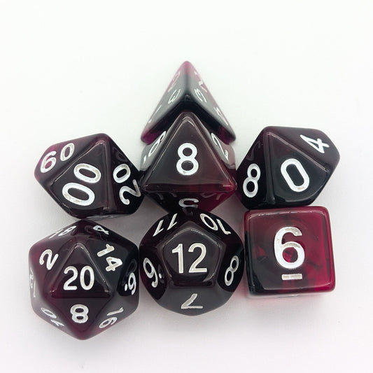 Purple Smoke Dice Set