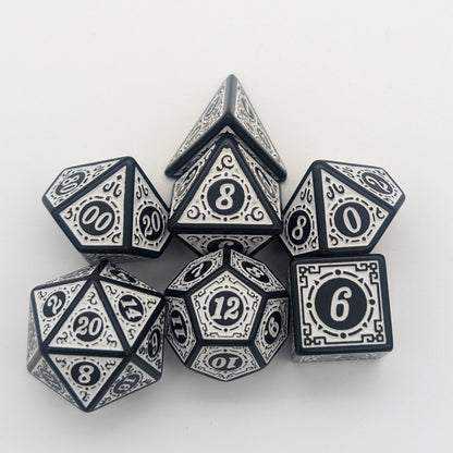 White Zoltar Dice Set