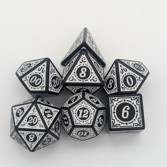 White Zoltar Dice Set