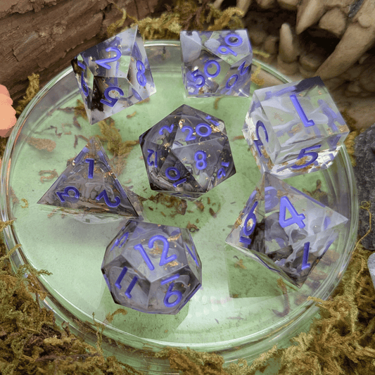 Foil Raven Sharp Dice Set