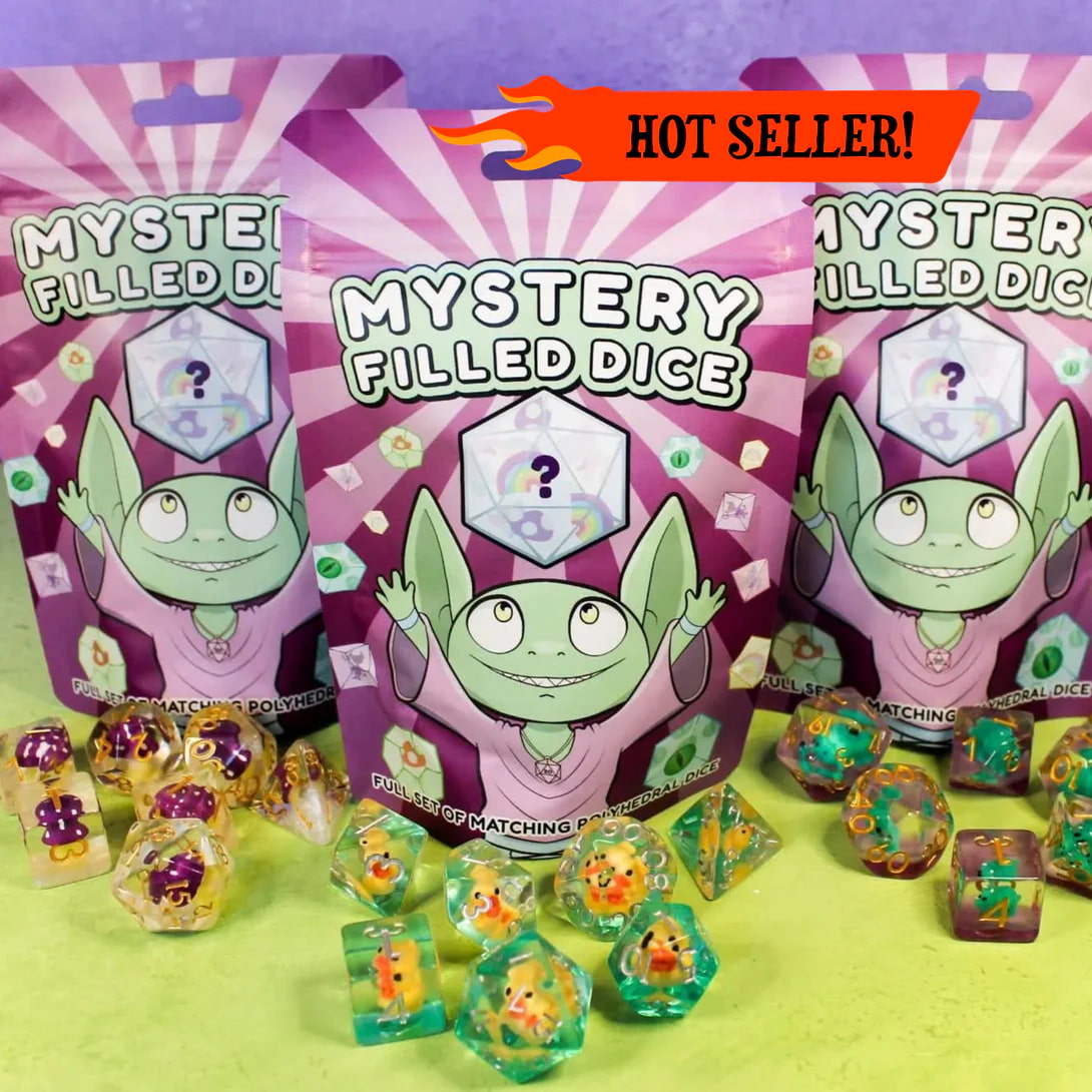 Filled/Inclusion Mystery Dice