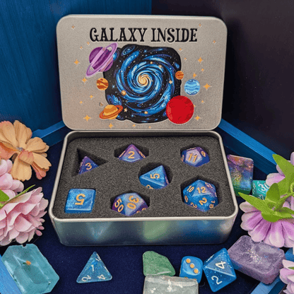 Galaxy Dice Tin