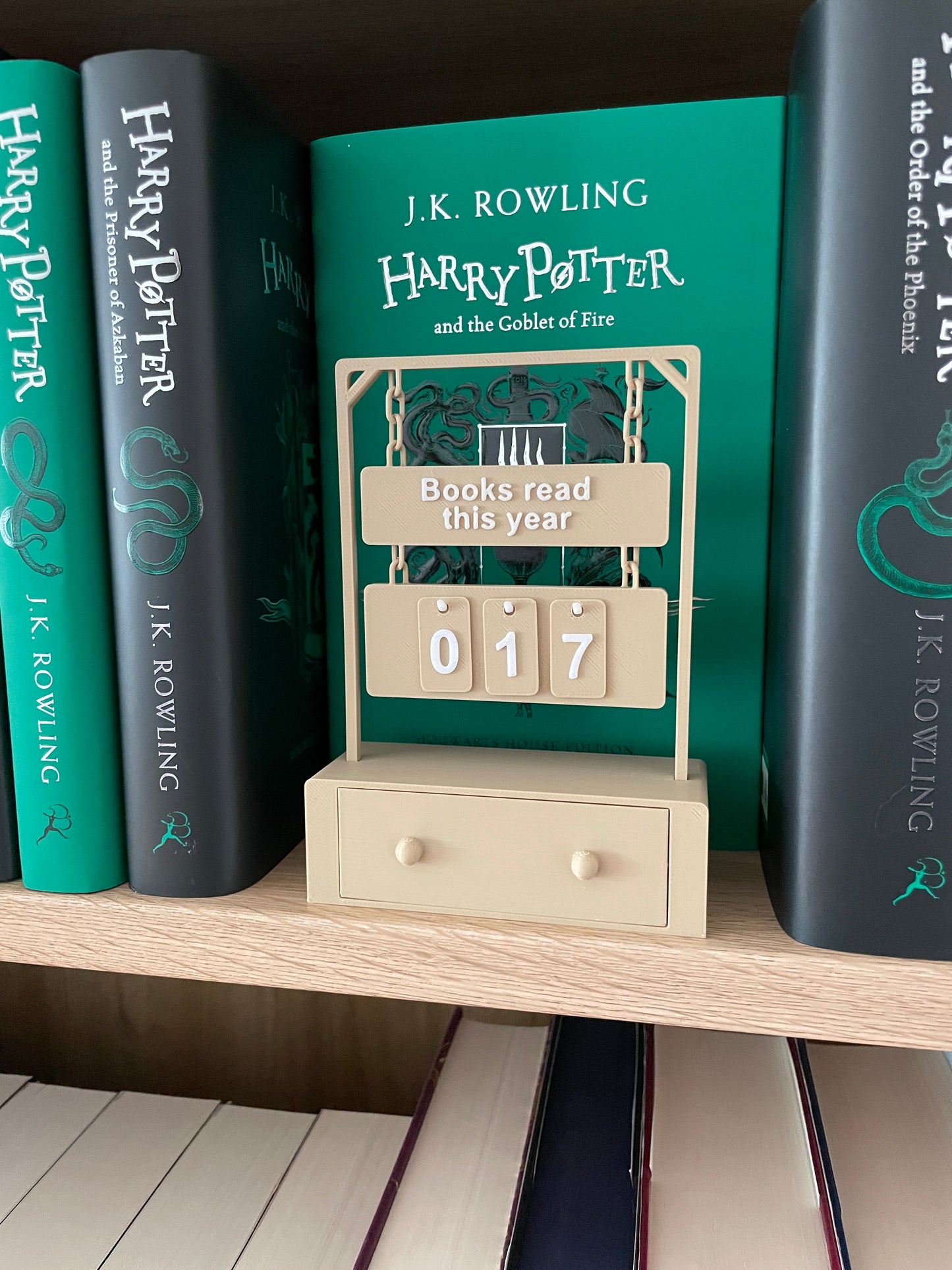 3D Printed Book Counter in any colour you want