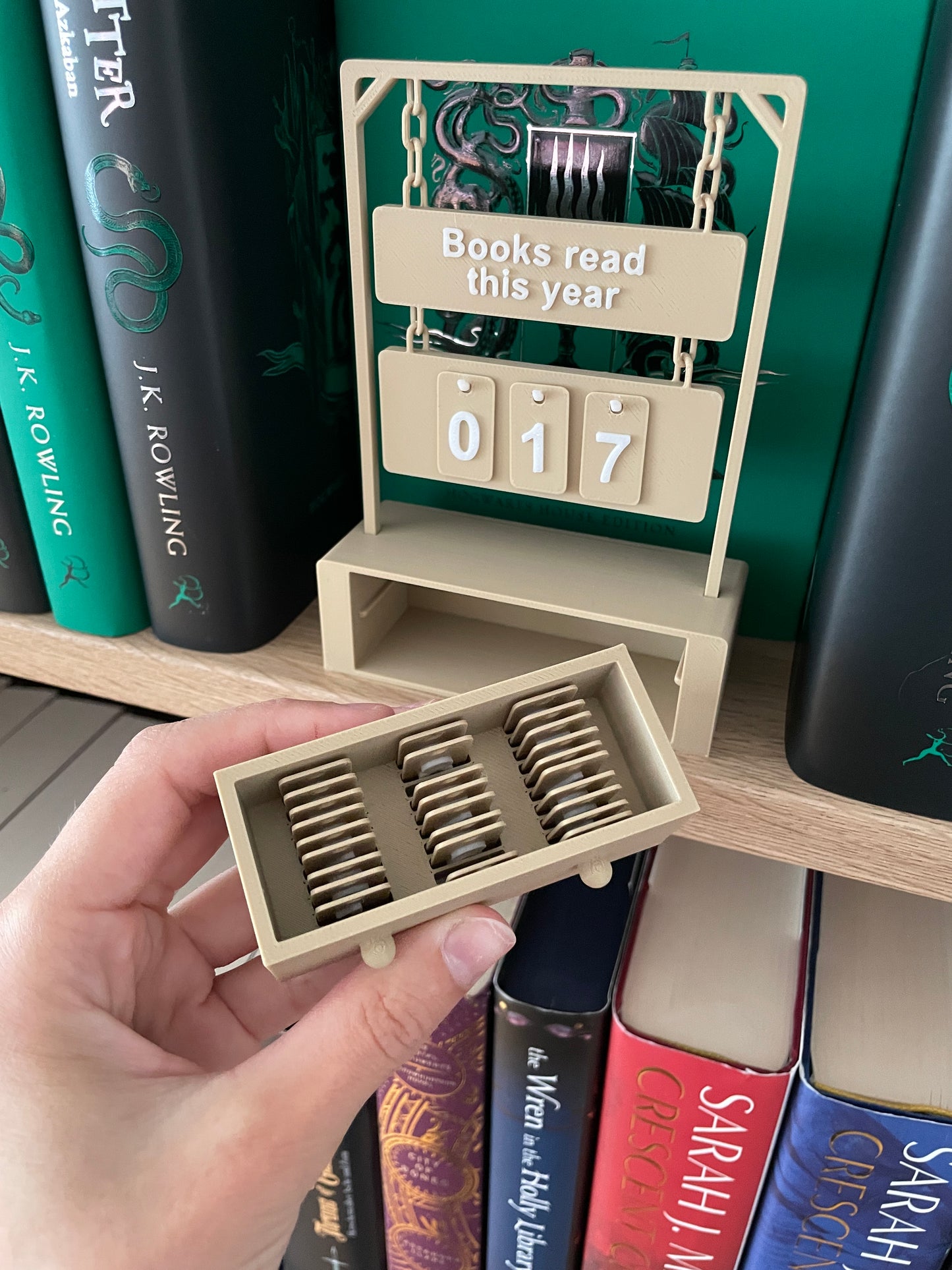 3D Printed Book Counter in any colour you want