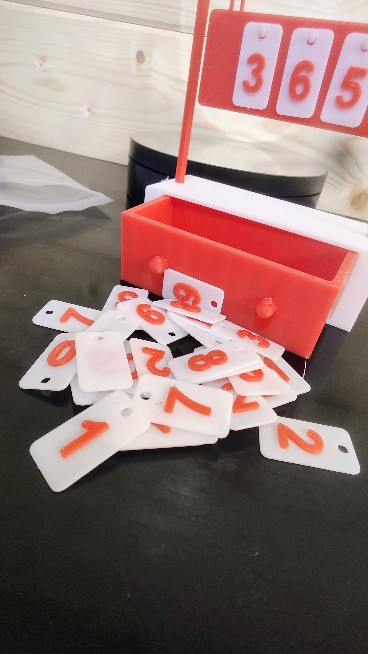 3D Printed Book Counter in any colour you want