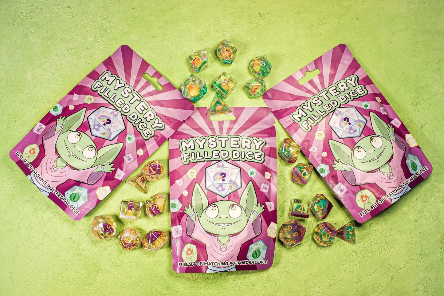 Filled/Inclusion Mystery Dice