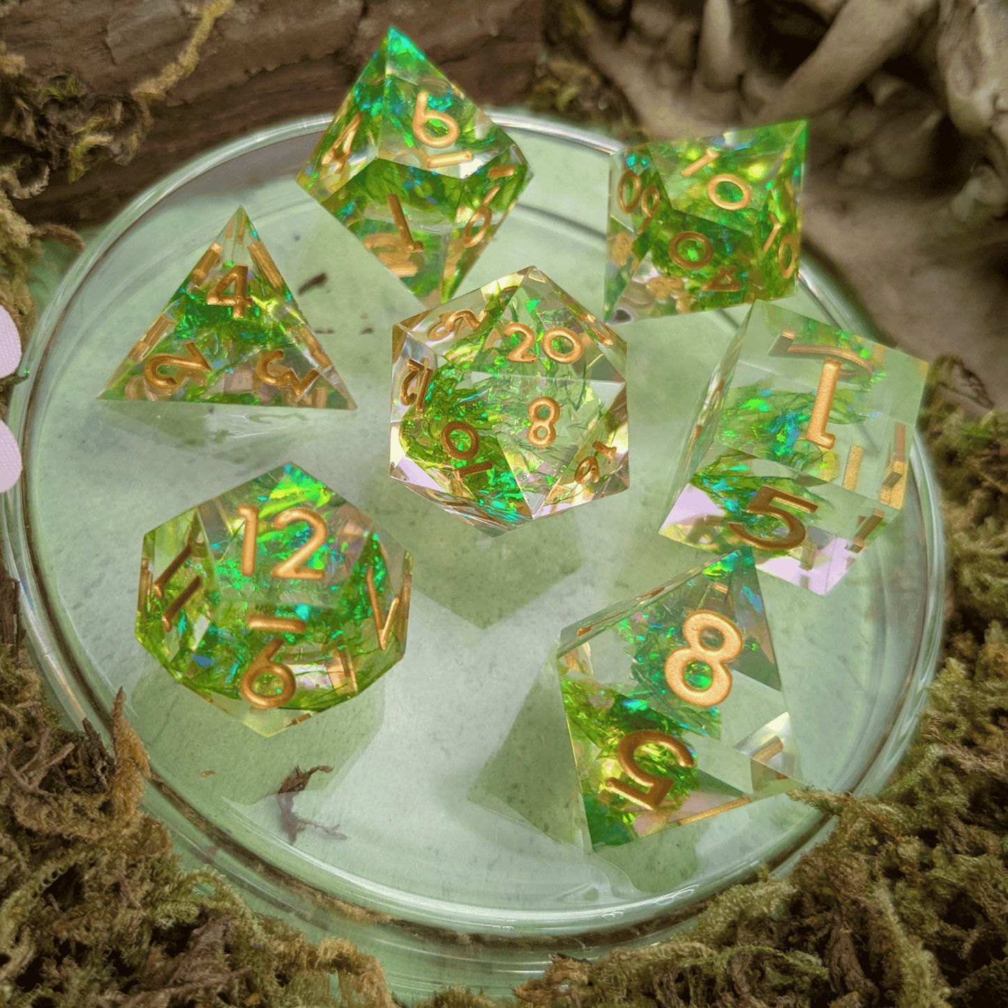 Nature Moss Sharp Dice Set