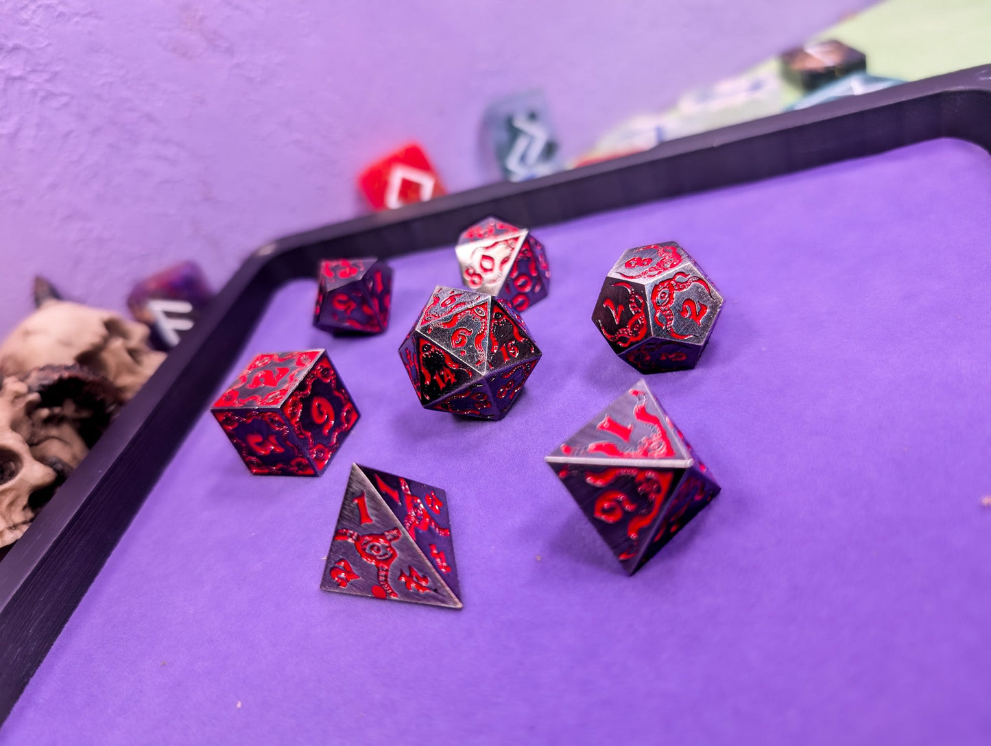 Infernal Pact | Metal Eldritch Dice Set