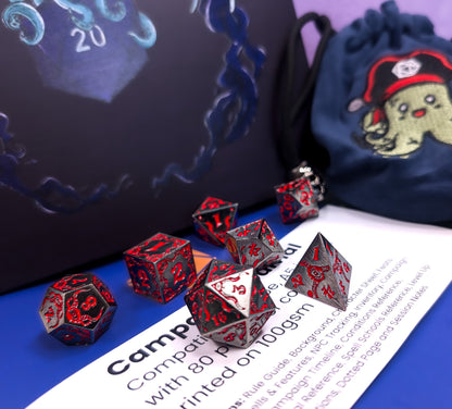 Infernal Pact | Metal Eldritch Dice Set