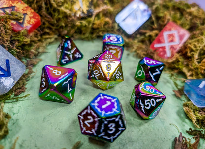 Wild Faelight | Metal Arcana Dice Set