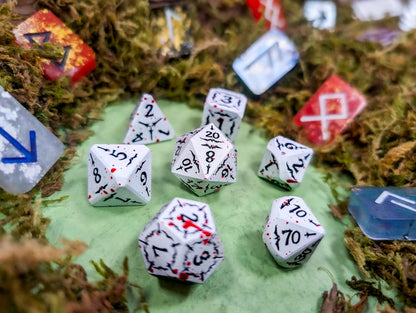 Scarlet Revenant | Metal Arcana Dice Set