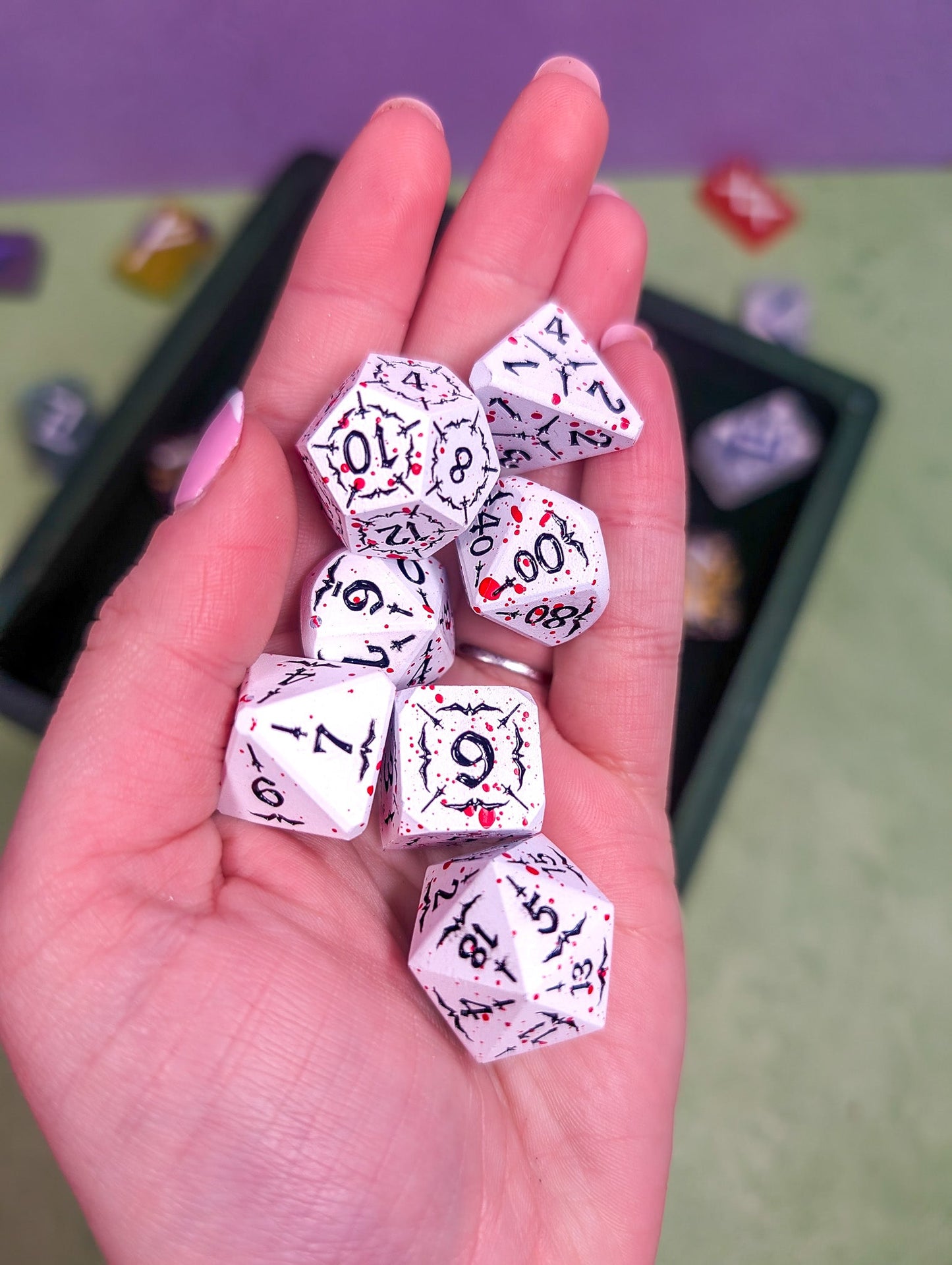 Scarlet Revenant | Metal Arcana Dice Set